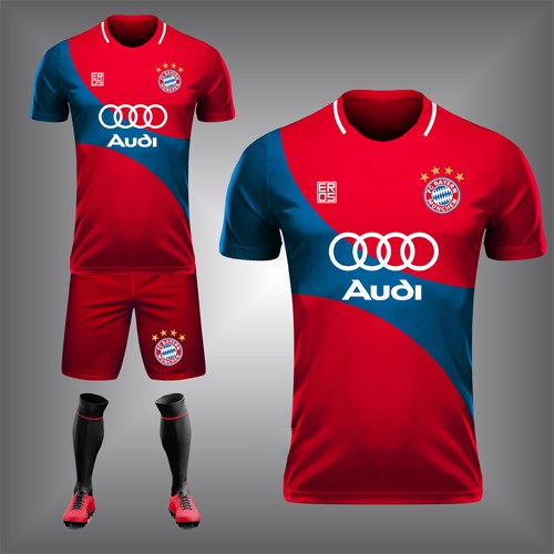 Áo Đấu CLB Bayern Thiết Kế Cực Đẹp - Mẫu Thiết Kế Mới Nhất 2020 (Miễn Phí In Tên Khi Đặt Đội)