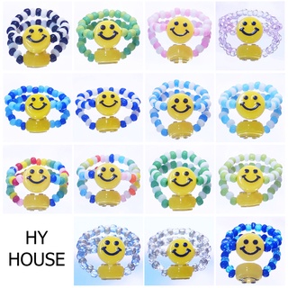 Nhẫn hạt cườm mix mặt cười ulzzang trendy Hàn Quốc beaded ring