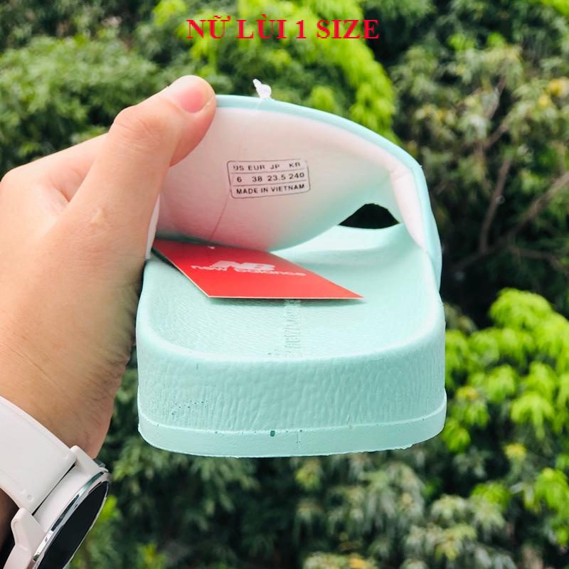 Dép newbalence 𝐍𝐄𝐖 𝐁𝐀𝐋𝐄𝐍𝐂𝐄 ❤️FREESHIP + Hộp❤️dép unisex NB new balence quai ngang thể thao nam nữ full xanh