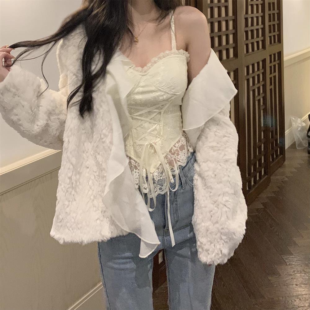 Áo 2 dây phối ren siêu xinh