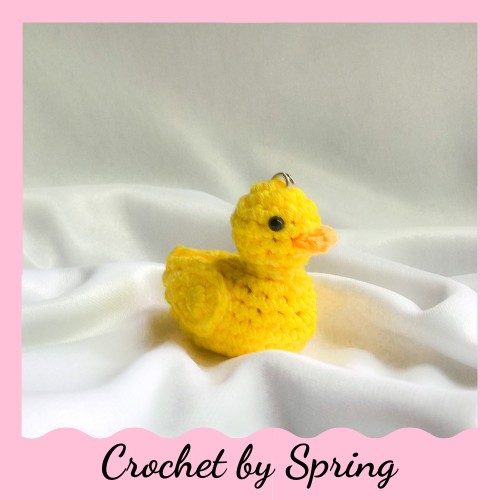 MÓC KHOÁ LEN ĐAN CHÚ VỊT l crochetbyspring