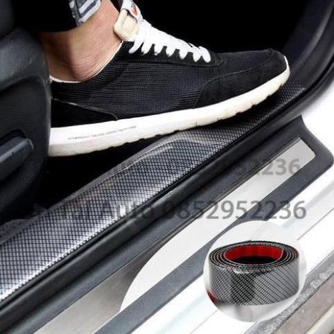 Nẹp chống xước ô tô vân cacbon
