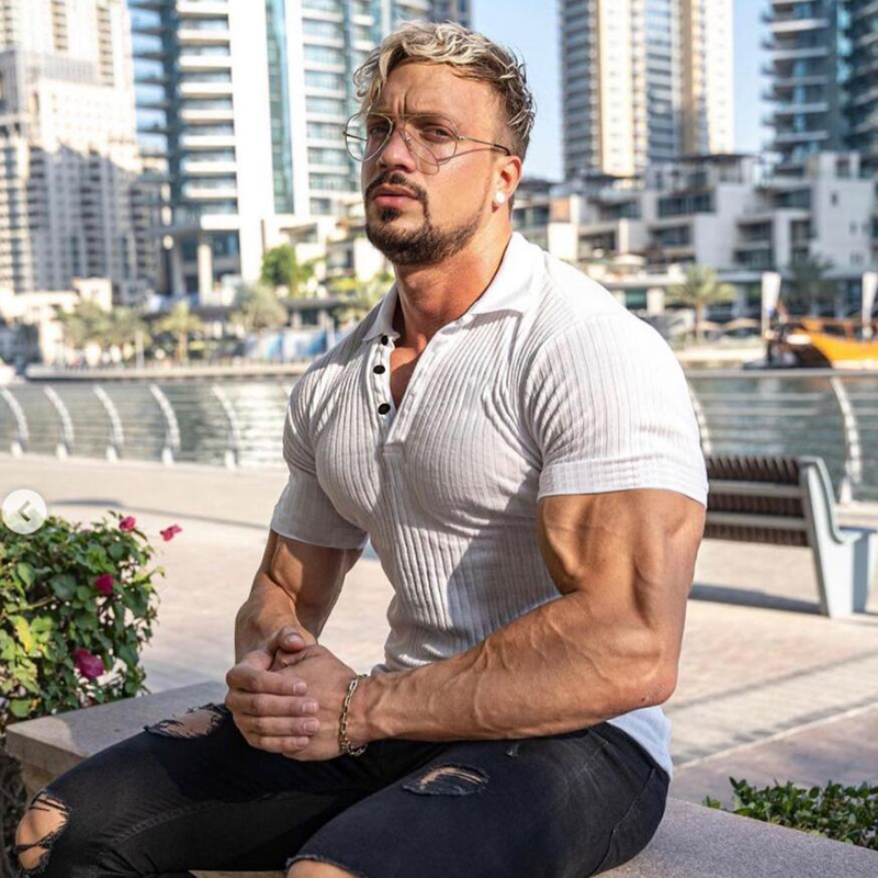 Áo Polo Ngắn Tay Phong Cách Thể Thao Thời Thượng Cho Nam