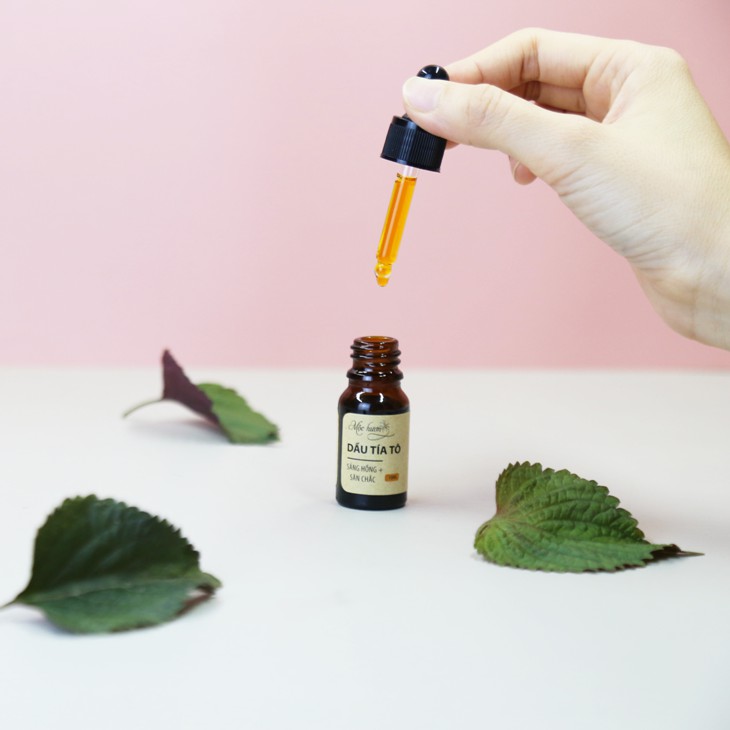 Dầu Dưỡng Tía Tô MỘC HƯƠNG Handmade Giúp Dưỡng Ẩm, Sáng Da, Kiềm Dầu, Trẻ Hóa 10ml | BigBuy360 - bigbuy360.vn