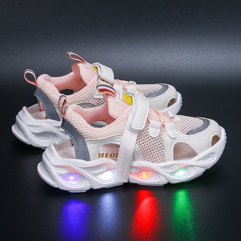 Sandal Phối Lưới Thoáng Khí Thời Trang Mùa Hè 2022 Cho Bé Gái