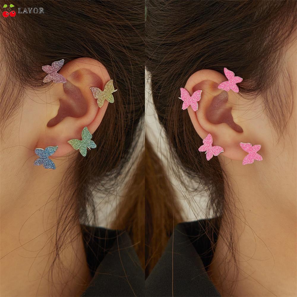 Món Quà Thời Trang|(MớI) Khuyên VàNh Tai HợP Kim ĐíNh Đá Xinh XắN