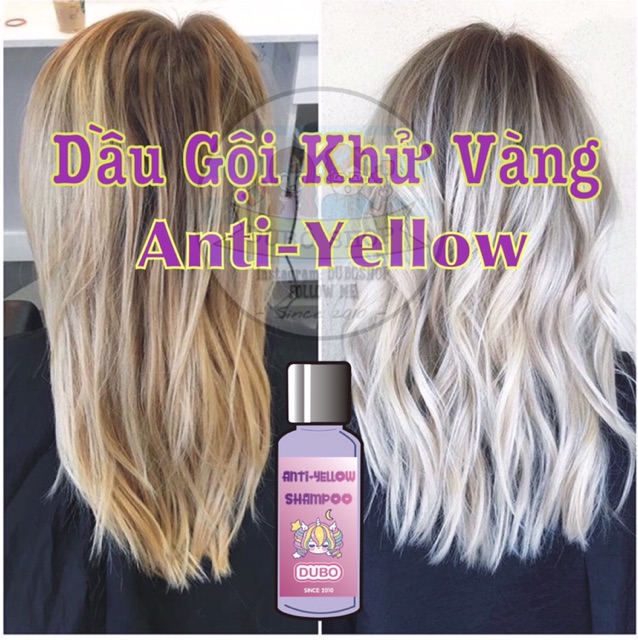 [CAM KẾT HIỆU QUẢ] Dầu Gội Khử Vàng Anti-Yellow (50ml - 200ml)