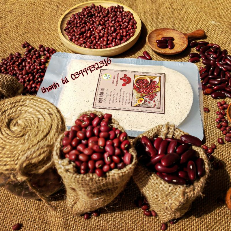 100g bột đậu đỏ hữu cơ nguyên chất
