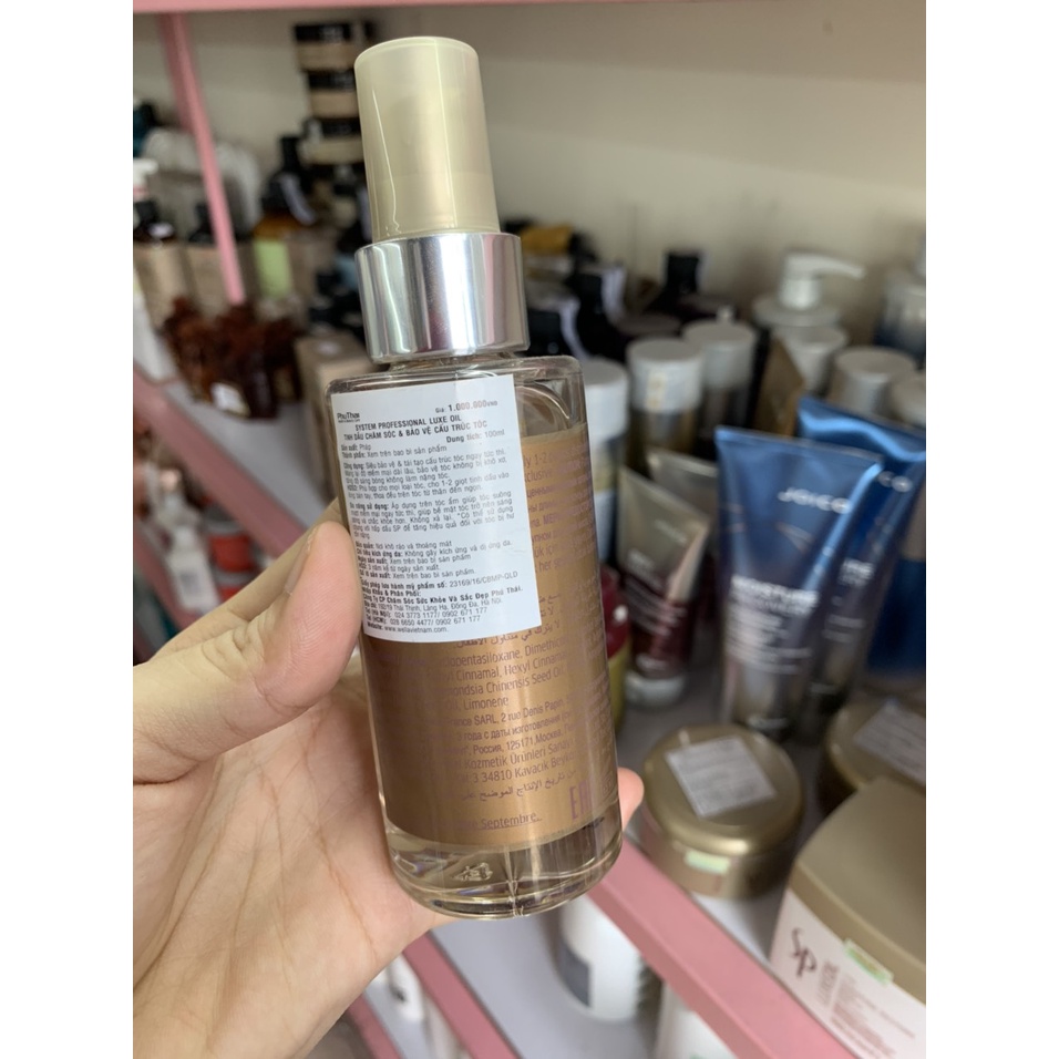 Tinh Dầu Dưỡng Tóc SP Wella Argan Luxe Oil Phục Hồi 100ml