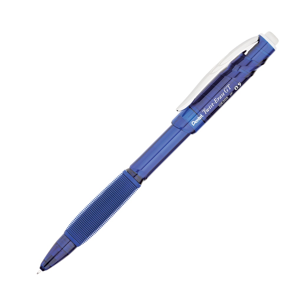(Chì Bấm Tự Đông) Bút Chì Kim Kỹ Thuật Pentel Twist Erase QE205 Ngòi 0.5mm | Kết Cấu Vỏ Chắc Chắn | Đầu Tẩy Dài Tới 3cm