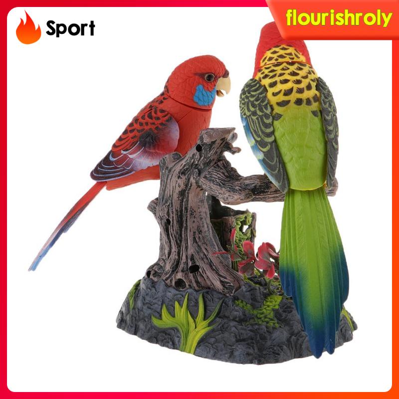 Đồ Chơi Điện Tử Biết Nói Cảm Ứng Giọng Nói Nhiều Màu Sắc Dành Cho Chim Vẹt