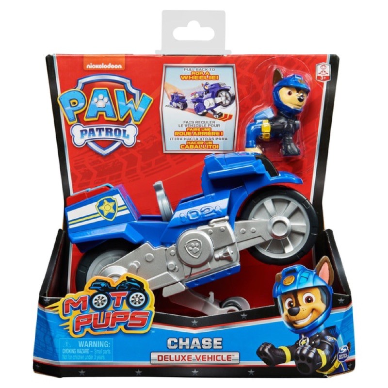 Xe Moto Chase chạy bốc đầu Paw Patrol
