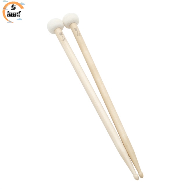1 Cặp Dùi Trống Đầu Bằng Vải Nỉ Nhiều Màu Sắc Dùng Luyện Tập