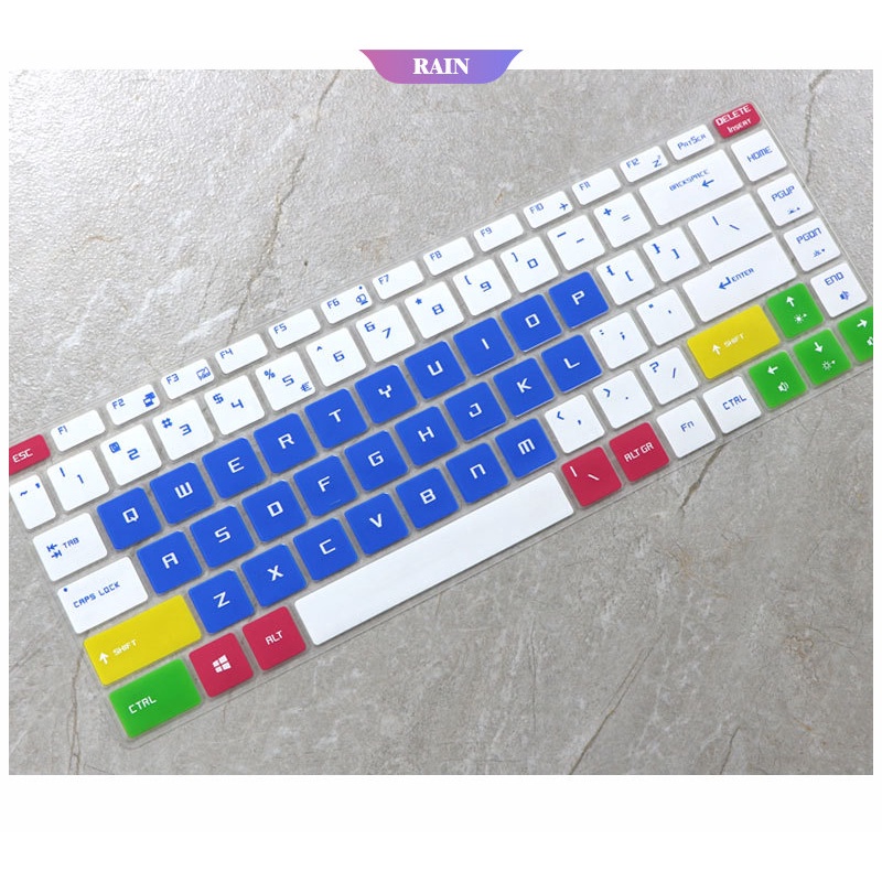 Vỏ bàn phím silicon mềm siêu mỏng Tấm bảo vệ da cho máy tính xách tay chơi game MSI GF63 8rd 8rc GS65 15,6 inch GF 63-RAIN