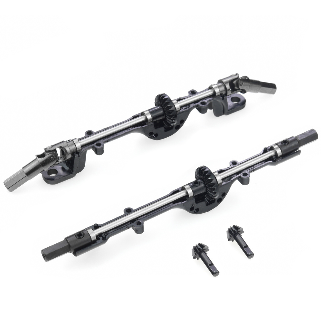Nâng cấp trục cầu bánh răng kim loại cho WPL B14 B24 B-24 C14 C24 C-24 B16 B36 Q60 1/16 RC Phụ tùng ô tô Bánh răng trục sau bằng kim loại