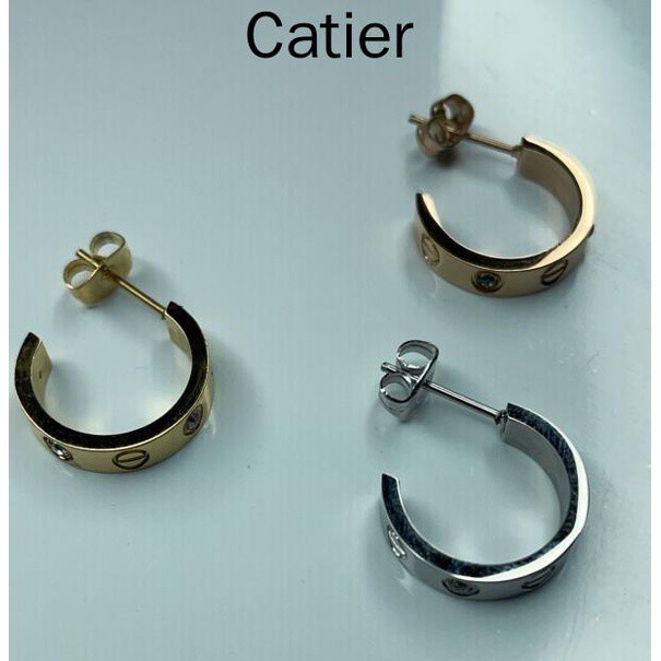 2021 Bông Tai Vàng 18K Rộng 2.65mm. Đường Kính Bên Trong: Hộp Chọn 10mm