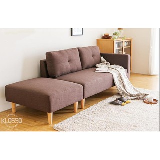 Ghế sofa băng kết hơp đôn hiện đại tiện ích Klosso - KBĐ20001