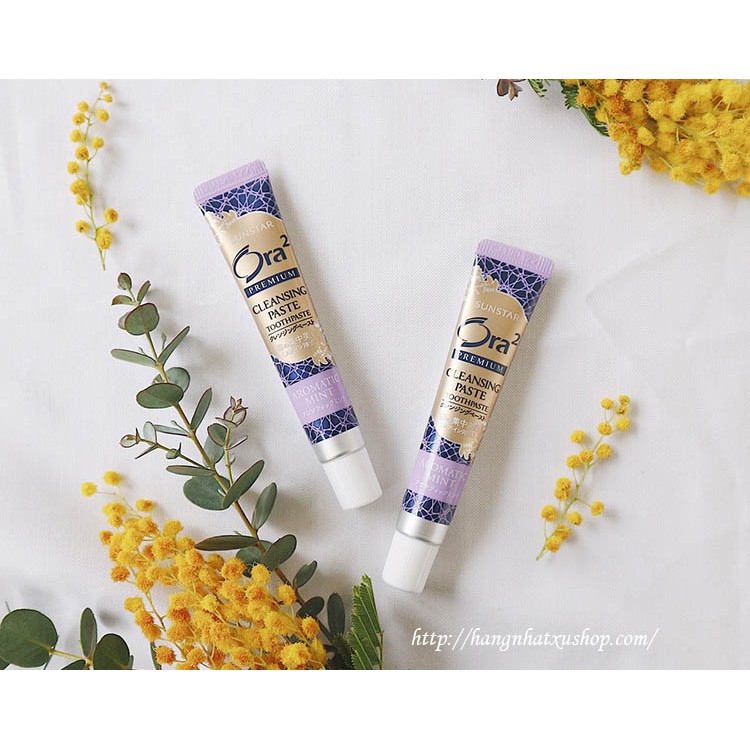 Kem tẩy trắng răng Ora2 Aura Two Premium Cleansing Paste (Nhật nội địa). 17g | BigBuy360 - bigbuy360.vn
