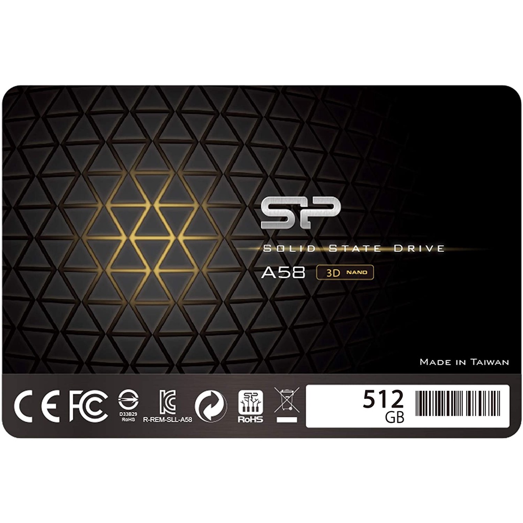 Ổ cứng SSD Silicon Power A55/A56/A58 Sata III 2.5" dùng cho Laptop và PC - Chính Hãng NEW Full Box - Bảo hành 3 năm