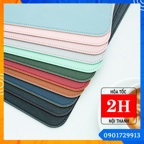 Thảm da laptop cao cấp, Miếng lót bàn làm việc, Tấm lót chuột DESKPAD Siêu bền, chống nước, chống trầy