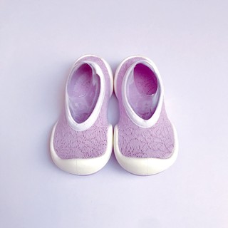[Chính hãng Ggomoosin] Giày tập đi cho bé cưng Flat new purple