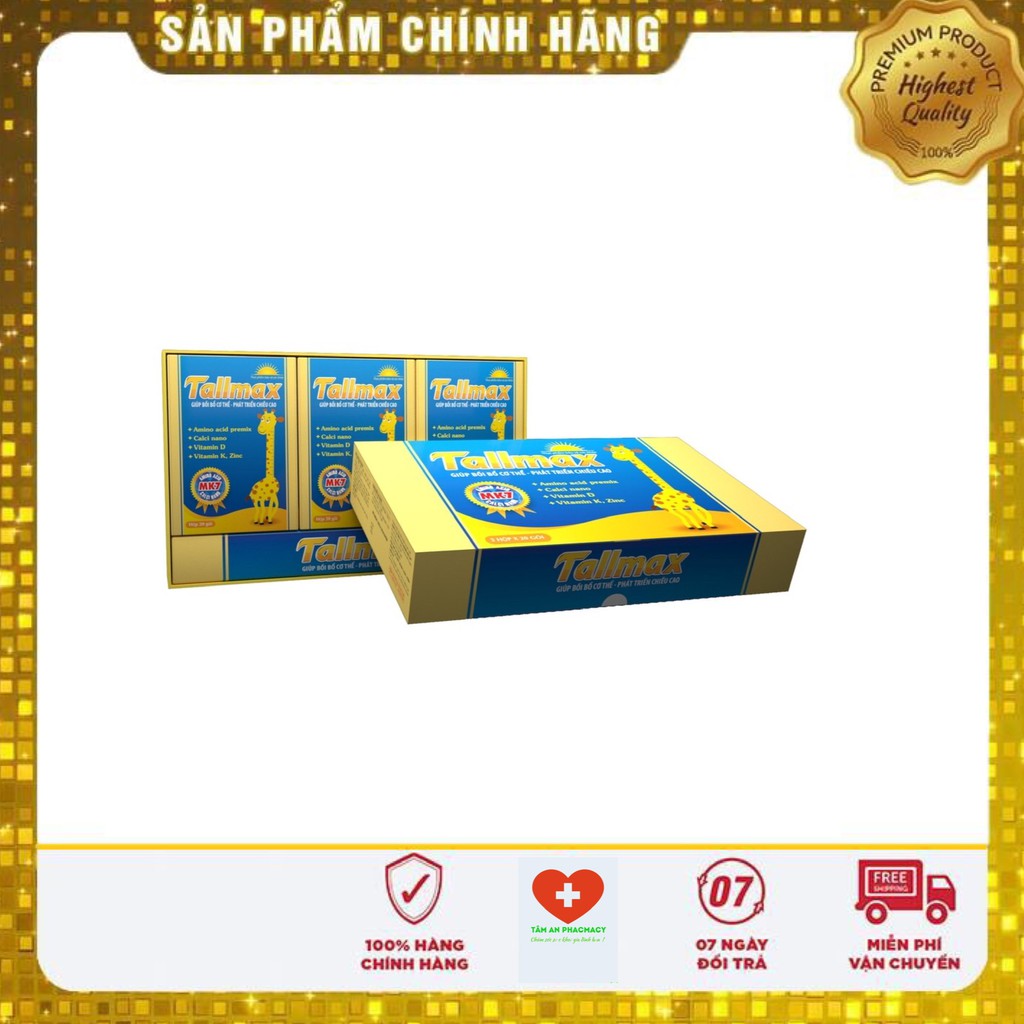 Tallmax Canxi Tăng Chiều Cao Cho Bé