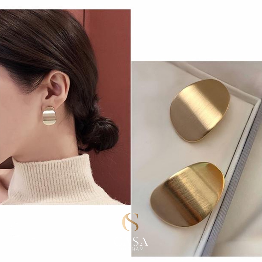 CASA Bông tai mạ vàng cho nữ CASAE027