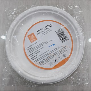 Đĩa tròn bã mía 9 inch ~23cm (10 cái và 50 cái/xấp)