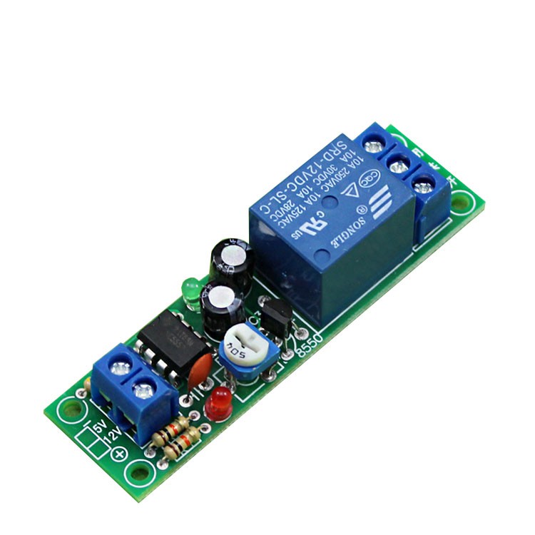 Module relay thời gian tạo trễ 05VDC NE555 (loại tốt) 0-60s