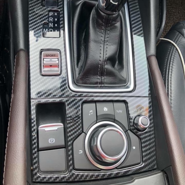 Ốp nội thất Mazda 3 2017-2019 mạ Vân cacbon nhựa ABS