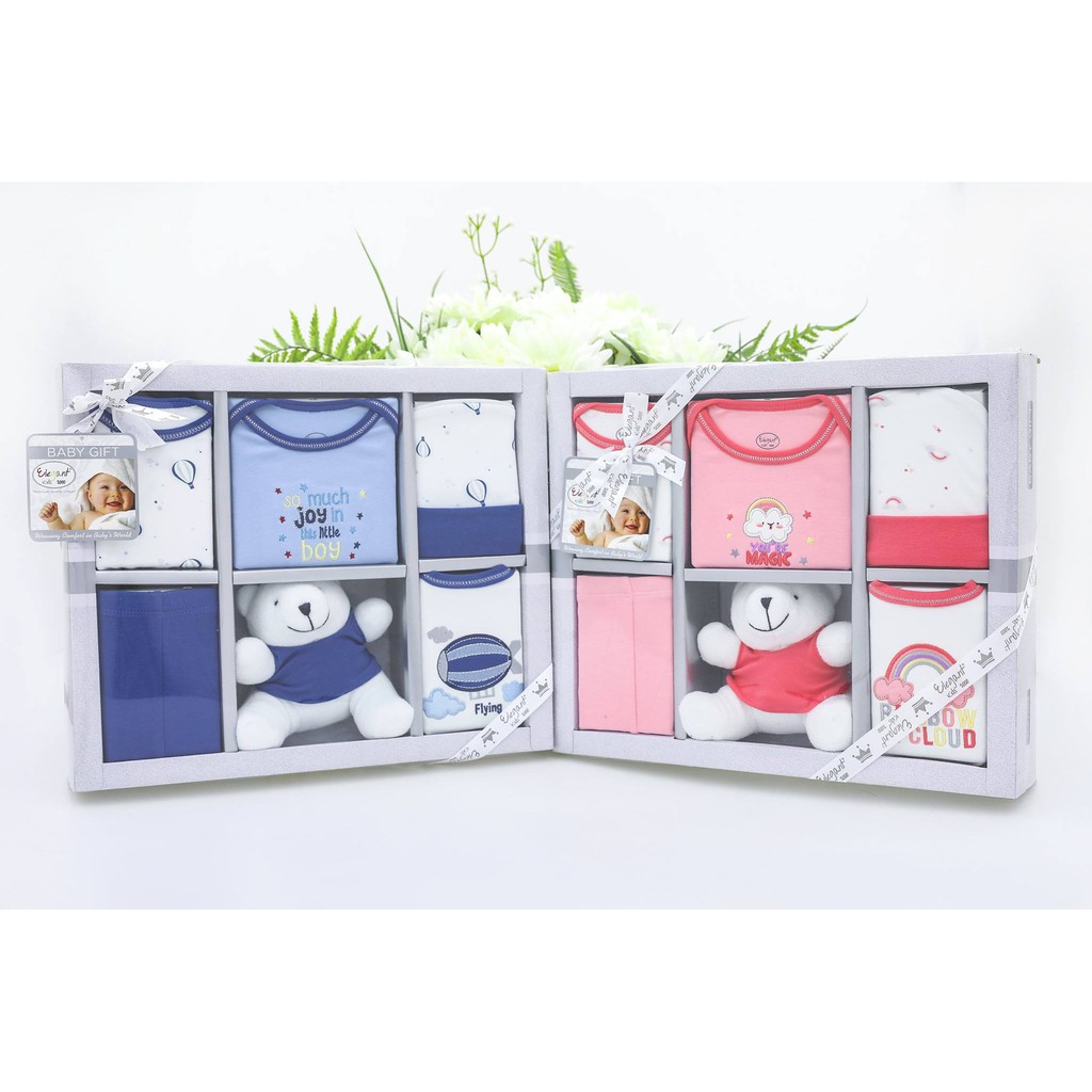 Set quà tặng sơ sinh cao cấp 6 chi tiết - Lovekids