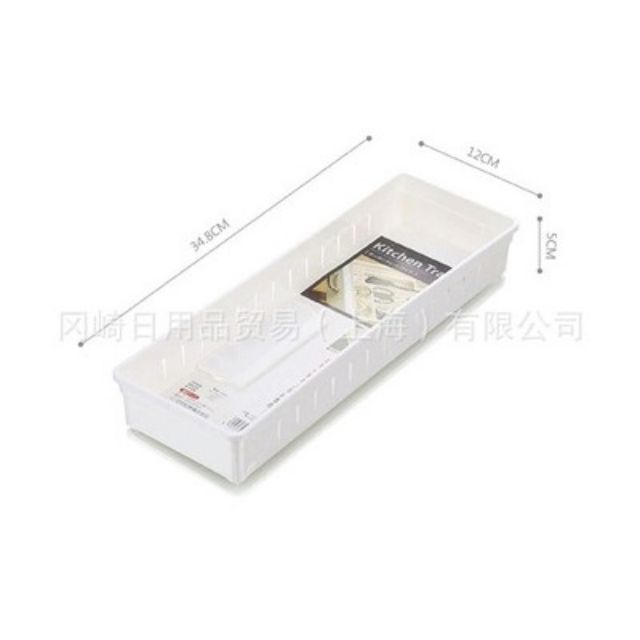 Khay chia ngăn kéo loại rộng, khay lưới chia ngăn Inomata Nhật Bản đựng đồ đa năng