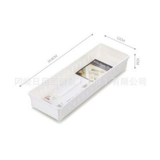 Khay chia ngăn kéo loại rộng/khay lưới chia ngăn_ đựng đồ đa năng Inomata Nhật Bản (nhựa cao cấp)