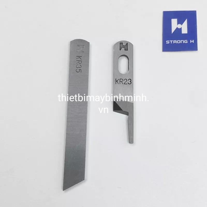 [Giá hủy diệt] [Chính hãng] (Combo 10 cái) Dao trên KR23. dao dưới KR35 Máy Vắt Sổ Sirubar  Strongh Tem vàng (loại xịn)
