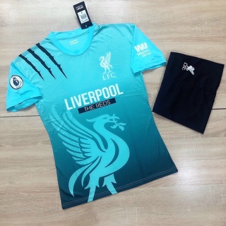 [THUN THÁI] Quần Áo bóng đá CLb Liverpul màu xanh hàng thiết kế