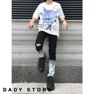 [Ở ĐÂY BÁN ĐỒ ĐẸP] QUẦN JEAN ĐEN VẨY SƠN NAM [HÌNH THẬT]