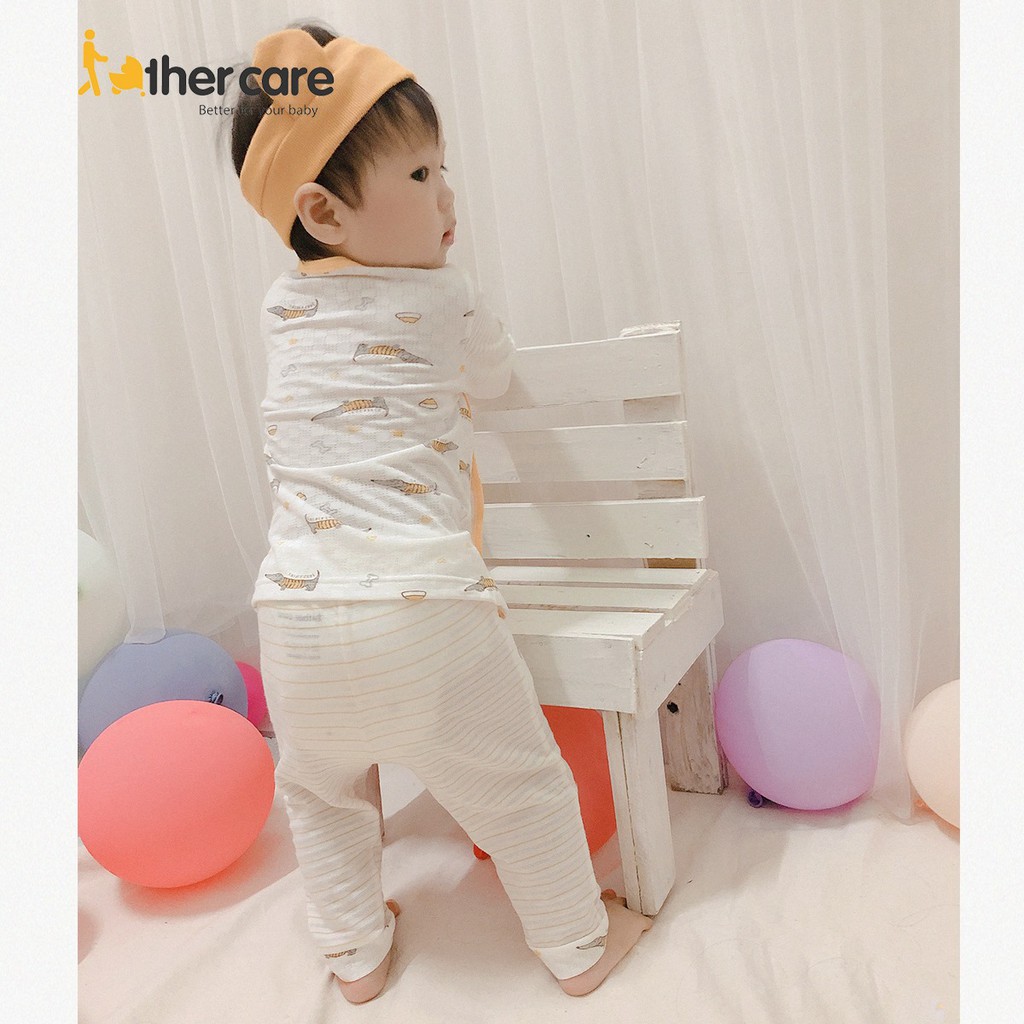 Bộ Quần áo FatherCare Cài lệch Dài tay - Cún FC415