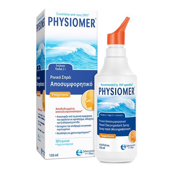 Nước muối Physiomer Decongestant 135ml