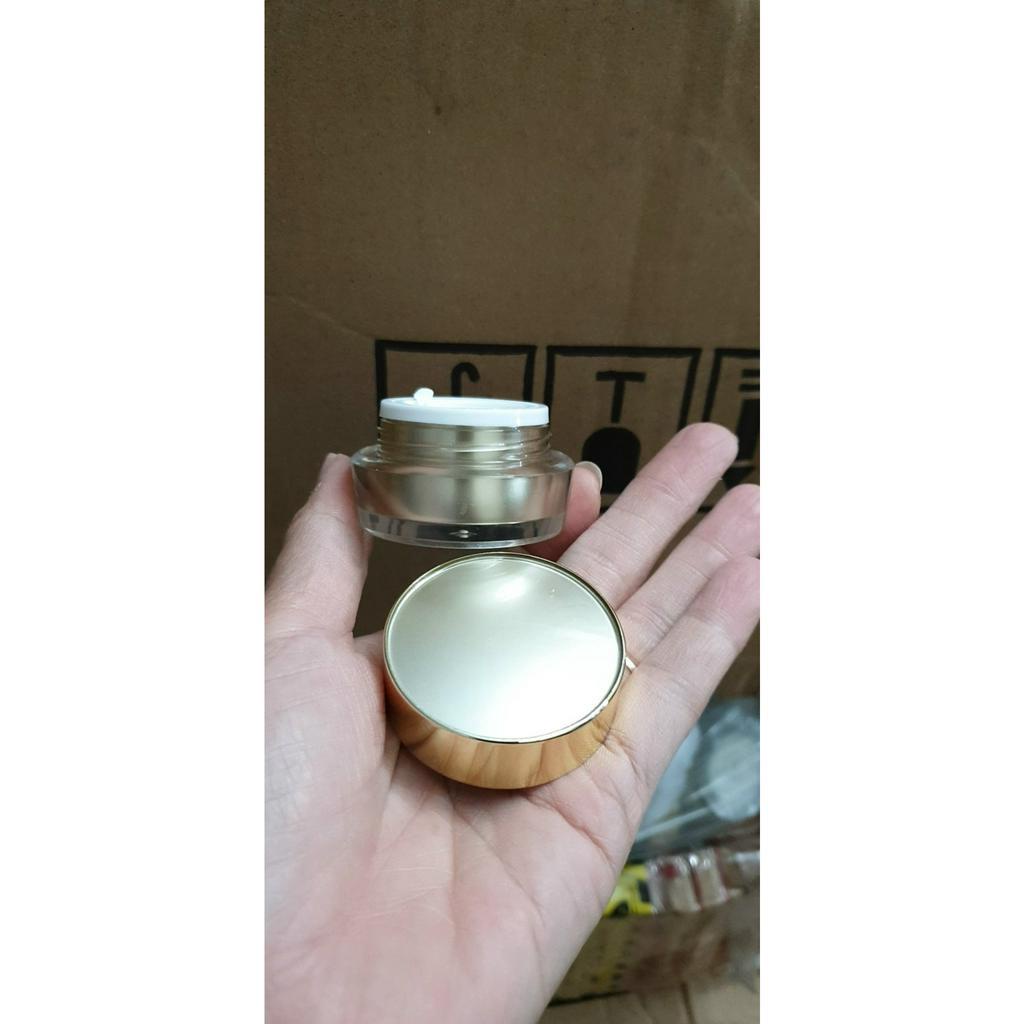 Hũ 10g ĐẸP cao cấp, nắp bằng màu vàng