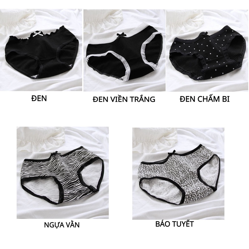 Quần Lót Nữ ❤️FREESHIP❤️ Quần Lót Nữ cotton gân tăm viền ren siêu mềm mịn thoáng mát mã 3130
