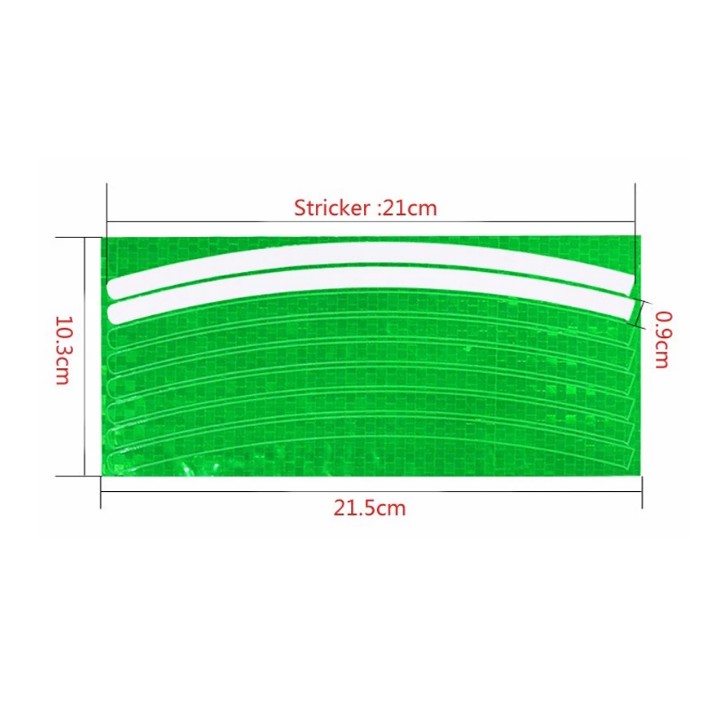 1 Miếng Dán Phát Sáng Vành Bánh Xe Đạp Rockbros