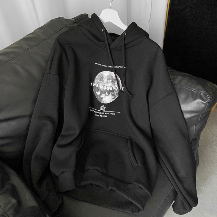 Áo hoodie tay dài dáng rộng in họa tiết thời trang cho nam | BigBuy360 - bigbuy360.vn