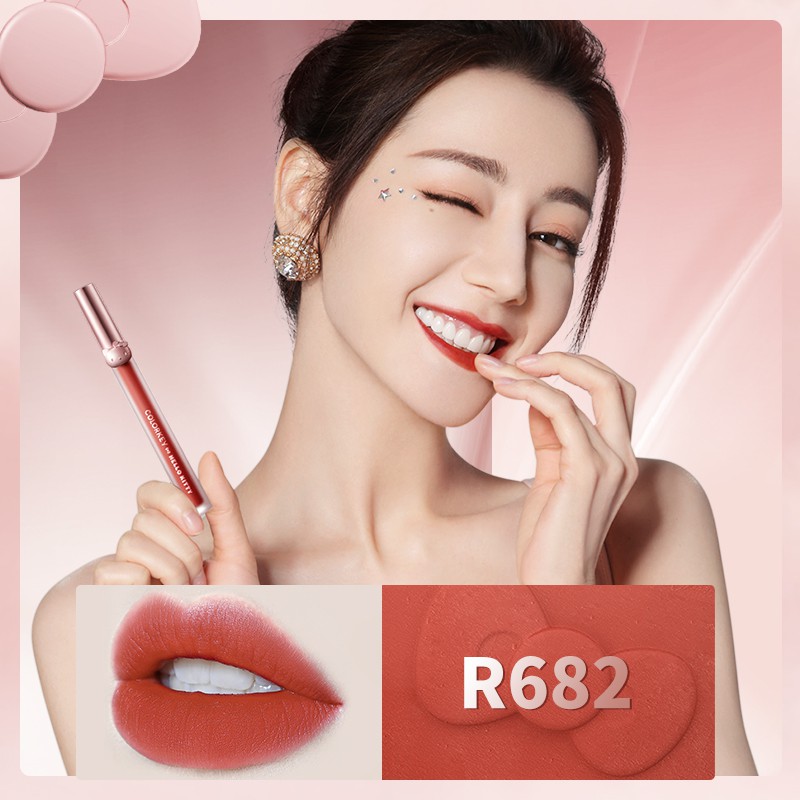 Son bóng Hello Kitty Son môi Colorkey lên màu chuẩn đẹp 1.7g