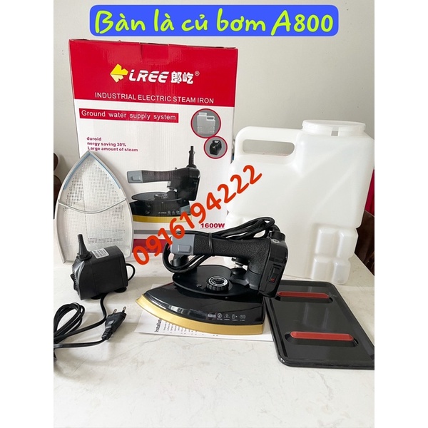 BÀN LÀ CỦ BƠM TỰ ĐỘNG LREE A800 công suất 1600w-Tặng tất là chống bóng