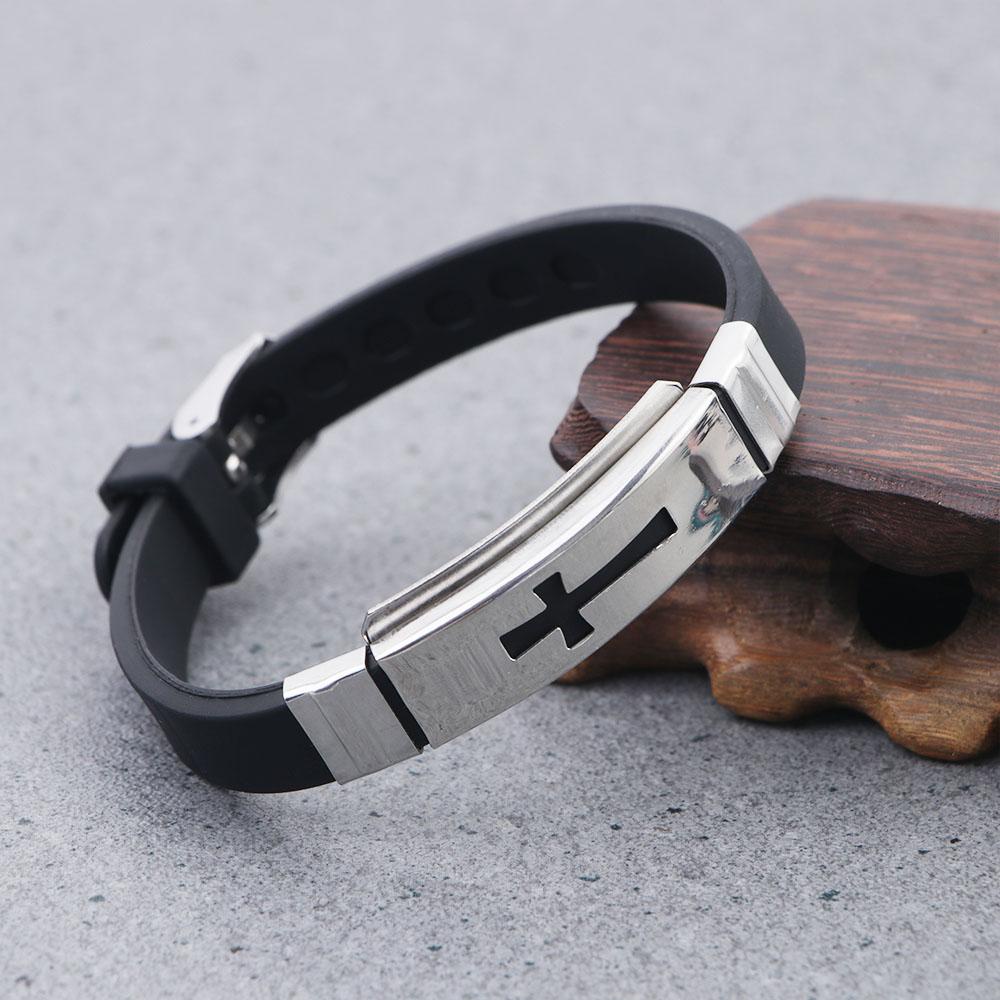 Vòng Tay Dây Silicon Họa Tiết Hui Đơn Giản Thời Trang Đường Phố Phong Cách Hàn Quốc Cho Nữ