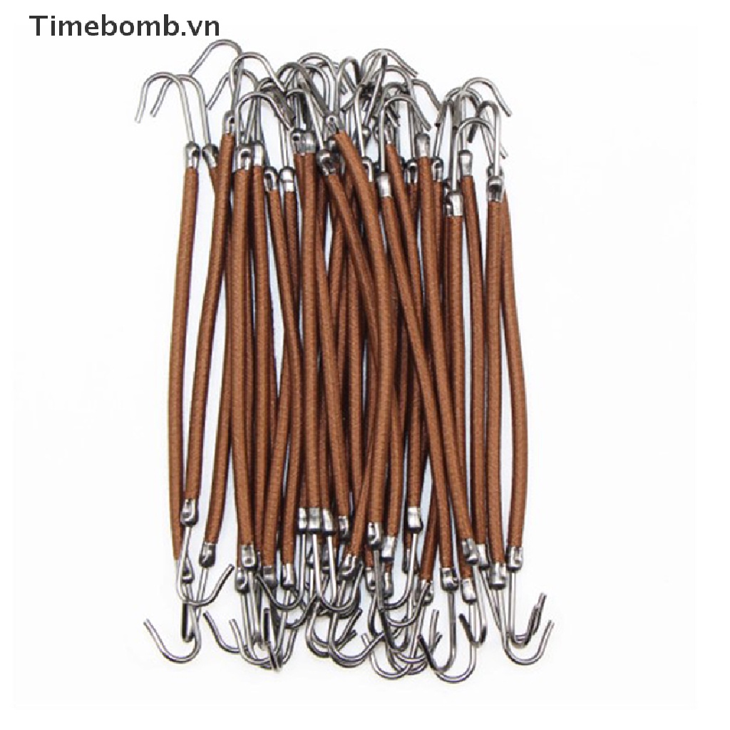 (Hàng Mới Về) Bộ 10 Dây Buộc Tóc Cao Su Co Giãn