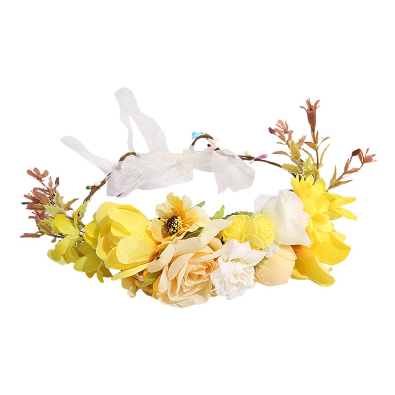 Vòng Hoa Đội Đầu Cô Dâu Xinh Xắn