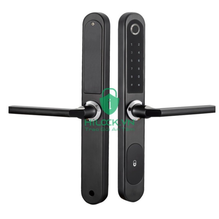 Khóa cửa vân tay thông minh HL-8500 vân tay, mật mã, thẻ từ và chìa cơ