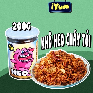 Khô heo cháy bơ tỏi 200g iyum đồ ăn vặt ngon hà nội