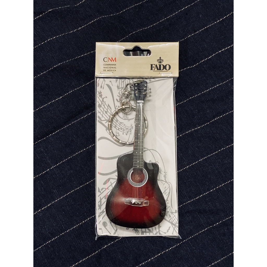 Mô hình guitar mini [màu đỏ khuyết đen]